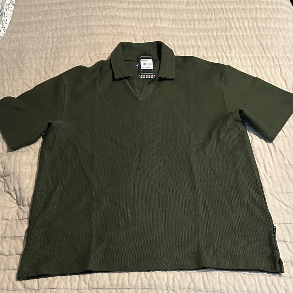 Ben Sherman Dark Green Polo Shirt knit